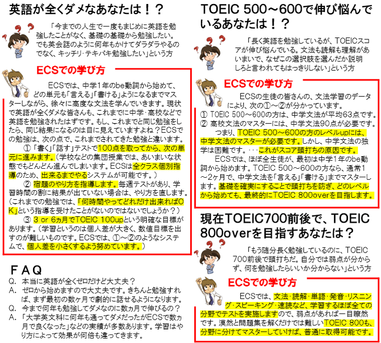 ECSでの学び方